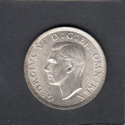 Beschrijving: 1/2 Crown  GEORGIUS VI  